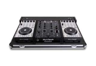 DJ Tech HYBRID303 USB MIDI 2 deck DJ controller w/analog mixer and 