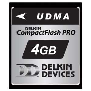  Delkin 4 GB Pro UDMA Compact Flash Memory Card, 305x 