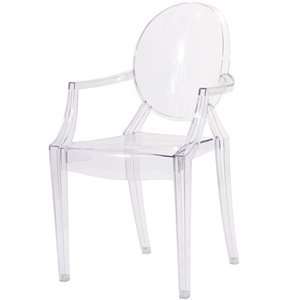  Philippe Starck Style Louis Ghost Chair in Clear