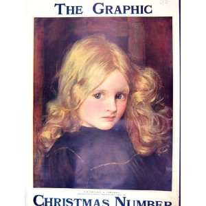  1901 COLOUR PORTRAIT CINDERELLA YOUNG GIRL BACON