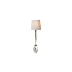  Chart House Ruhlmann Single Sconce in Polished Nickel with 