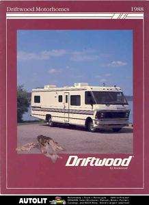1988 Rockwood Driftwood Chevrolet Motorhome RV Brochure  