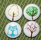 Ceramic Knobs Pulls made w Pottery Barn Kids Brooke Owl items in 