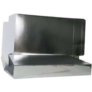  11 x 17 x 2 1/2 Silver Metallic Foil Gift Box   Sold 