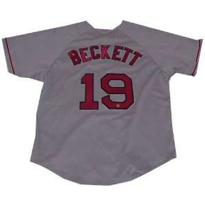 Josh Beckett Boston Red Sox Autographed Away Jersey  