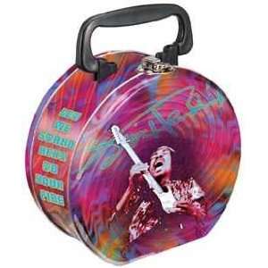  Jimi Hendrix Round Tin Tote