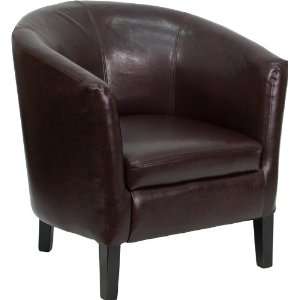   Barrel Shaped Guest Chair   Flash Furniture GO S 11 BN BARREL GG Home