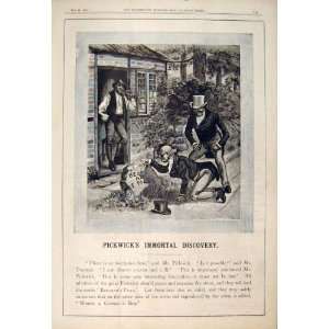  Advert Pickwick BeechamS Pills Old Print 1892