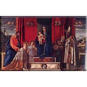   30x19 Streched Canvas Art by Bellini, Giovanni: Home & Kitchen