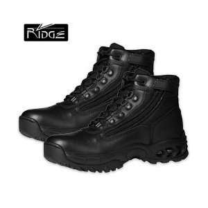   Ridge Air Tac WP 6 Inch Leather Zipper Boot Black