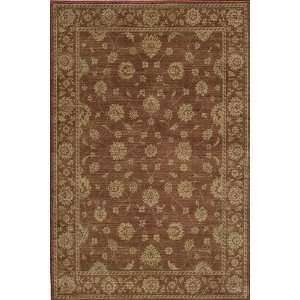 Momeni Belmont Burgundy Red Flowers Leaves Traditional 53 x 76 Rug 