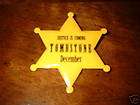 metal sheriff badge  