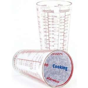 Dezine Products USA 2 Cup Mix N Measure Glass Measuring Cup:  
