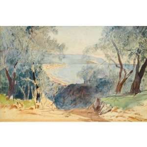   Edward Lear   24 x 24 inches   Diano, South Of France