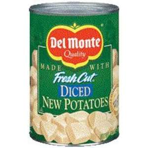 Del Monte Diced New Potatoes 14.5 oz (Pack of 24):  Grocery 