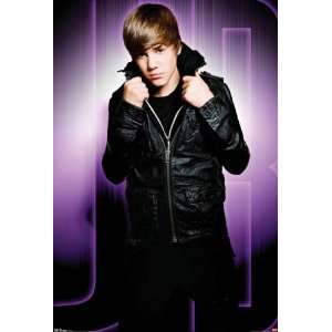  Justin Bieber Purple Mural   Poster (42x62): Home 