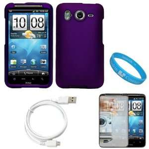  Purple Durable Protective Rubberized Crystal Hard Case 