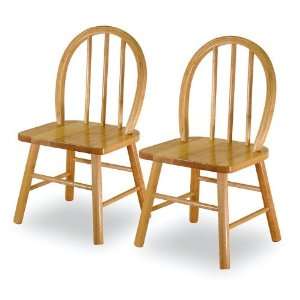  Natural Kids Widsor Chair Set of 2: Home & Kitchen