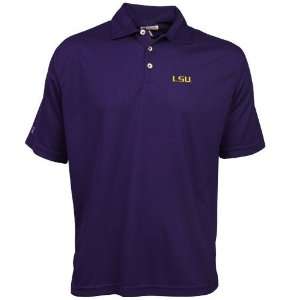    Antigua LSU Tigers Purple Excellence Polo: Sports & Outdoors