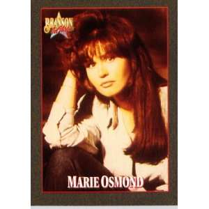 1992 Branson On Stage Trading Card # 56 Marie Osmond In a Protective 