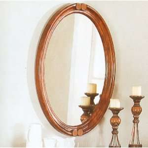   European Style Brown Finish Dining Room Wall Mirror: Home & Kitchen