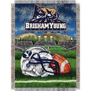 Brigham Young NCAA Woven Tapestry Throw (Home Field Advantage) (48 