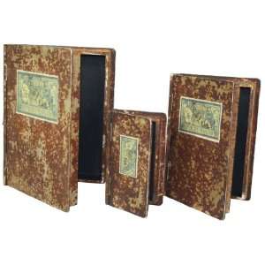  Link Direct YLA509 25 UPS 3 Piece Old Fashioned Book Decor 