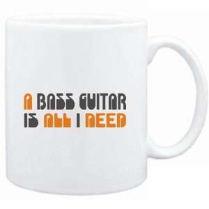  Mug White  A Bass Guitar is all I need  Instruments 
