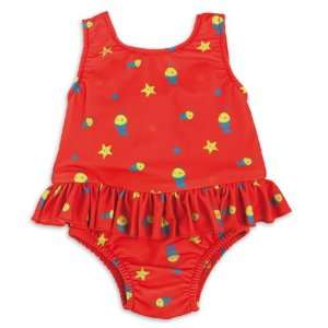    Bambino Swimsuit Nappies Red Fish Extra Large 12 15 Kgs. Baby