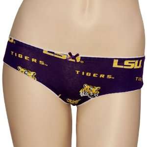 LSU Tigers Ladies Purple Tandem Underwear:  Sports 