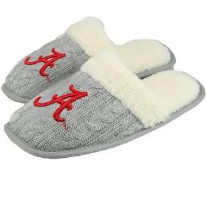  Alabama Crimson Tide Ladies Gray Sweater Slippers Sports 