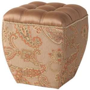  Alamosa Turk Cap Ottoman with Braid and Cord