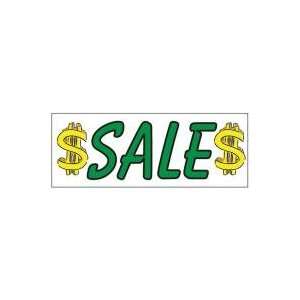   Sale Theme Business Advertising Banner   Large Yellow Dollar Sign Sale
