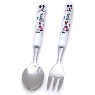 Disney Mickey Mouse Minnie Mouse Stainless Spoon Fork 1