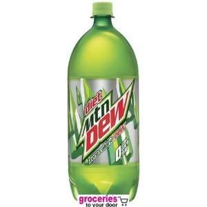Mountain Dew Diet Soda, 2 Liter Bottle (Pack of 6):  
