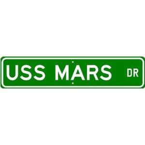  USS MARS AFS 1 Street Sign   Navy