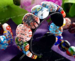 Millefiori lampwork, due to variations in the firing process 