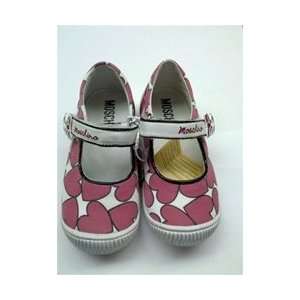  Moschino   Childrens Shoes for Girl Pink Hearts Baby