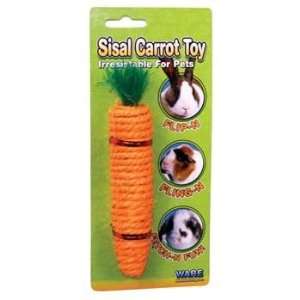  Ware Sisal Carrot Small Pet Chew Toy, Medium: Pet Supplies