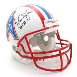  Warren Moon Autographed Helmet  Details: Houston Oilers 