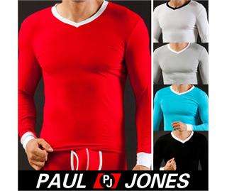Sexy Men‘s Smooth Thermal underwear Top T shirt 3 Size 5Colors 