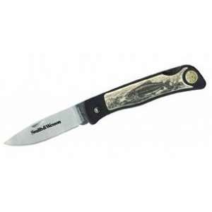  Smith & Wesson SW303 Scrimshaw Trout Knife: Sports 
