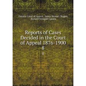   Tupper, Richard Scougall Cassels Ontario Court of Appeal Books