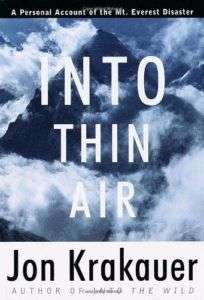 Into Thin Air Mt. Everest survival story 9780679457527  