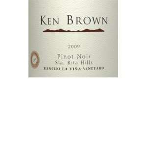  2009 Ken Brown Pinot Noir Sta. Rita Hills Rancho La Vina 