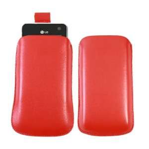  iTALKonline RED Quality Slip Pouch Protective Case Cover 