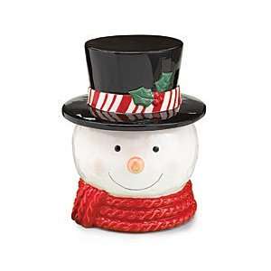  Peppermint Snowman Cookie Jar/Food Canister For Holiday 