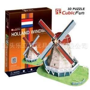 Holland Windmill 3d Puzzle (New Version)