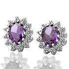 e7 18k white gold plated purple gem $ 6 64  see 