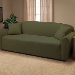  Stretch Jersey Sofa Slipcover in Forest